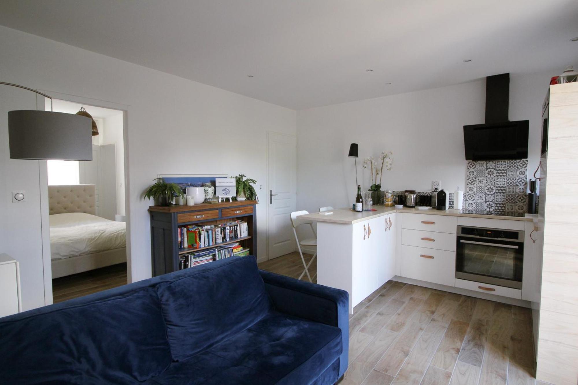 Appartement Avec Terrasse Privee, Plage A Pied Saint-Aubin-Sur-Mer  Exteriör bild