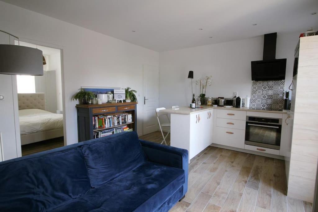 Appartement Avec Terrasse Privee, Plage A Pied Saint-Aubin-Sur-Mer  Exteriör bild